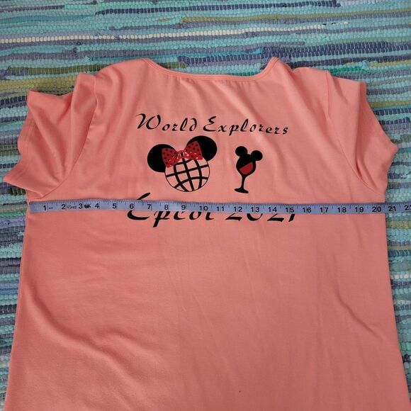 Ladies Custom Tshirt,Disney theme Epcot 2021, sz Large - Picture 7 of 11